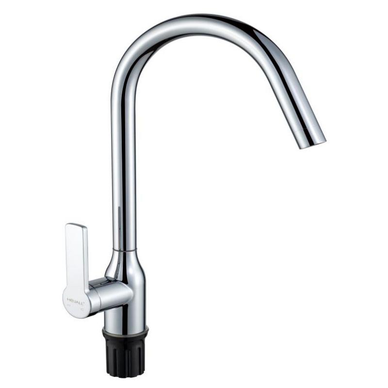 360 Degree Rotation High Spout Stainless Steel Kitchen Faucet